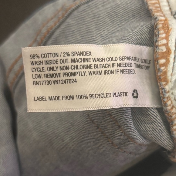 Wild Fable Blue Skinny Jeans Distressed Style - Picture 5 of 7